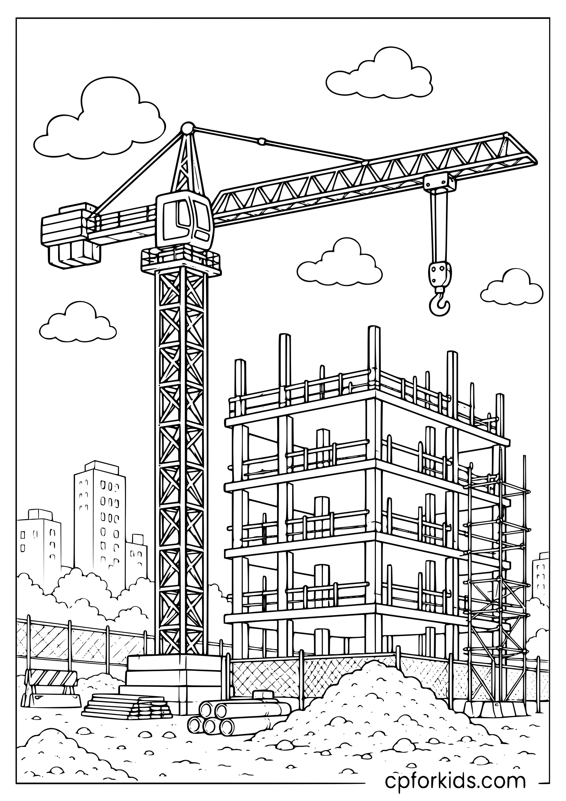Tower Crane Rising Up