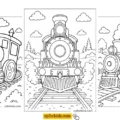 Printable Coloring Pages for Train