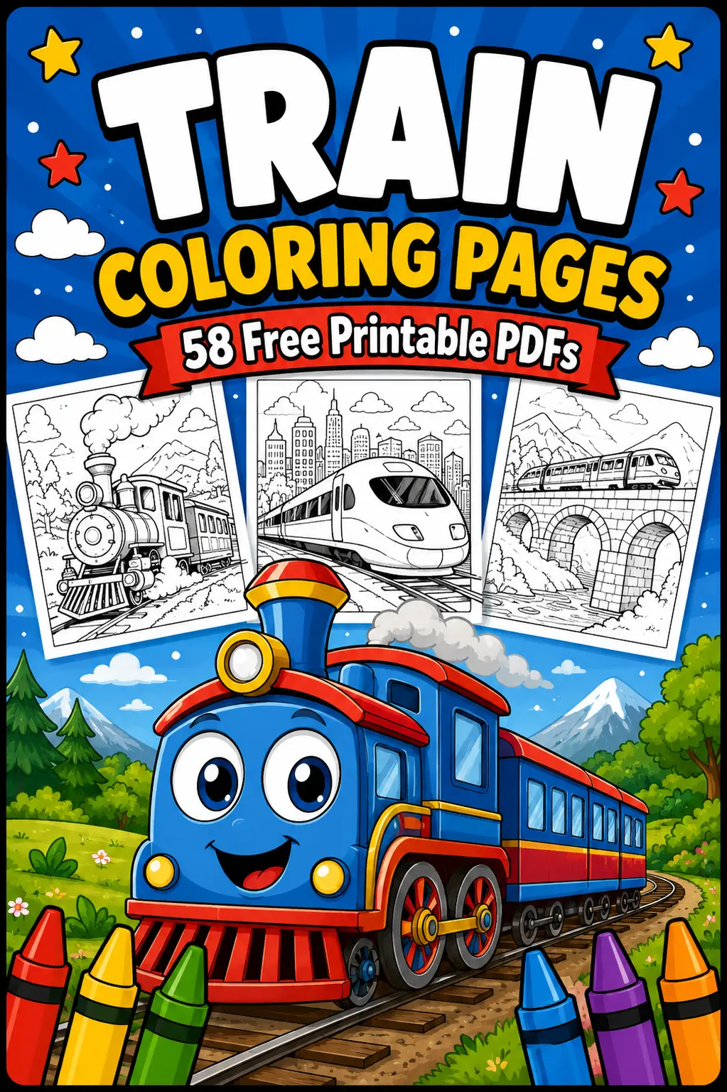 Train Coloring Pages