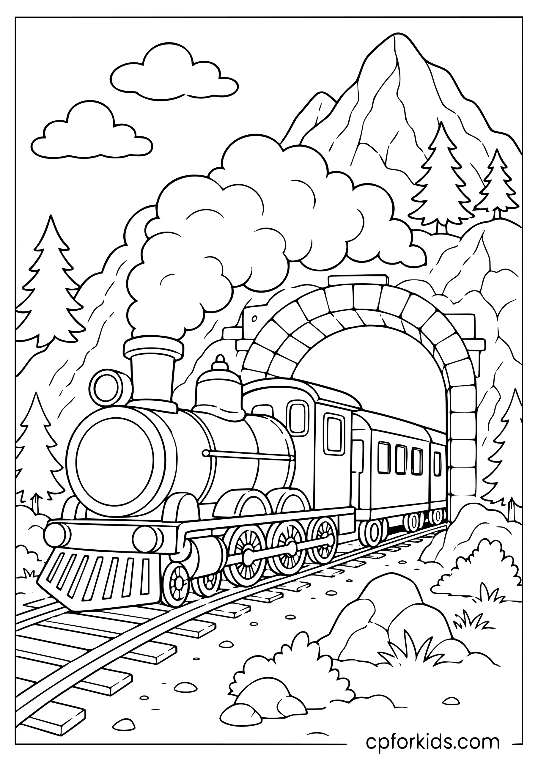 Train Through the Tunnel