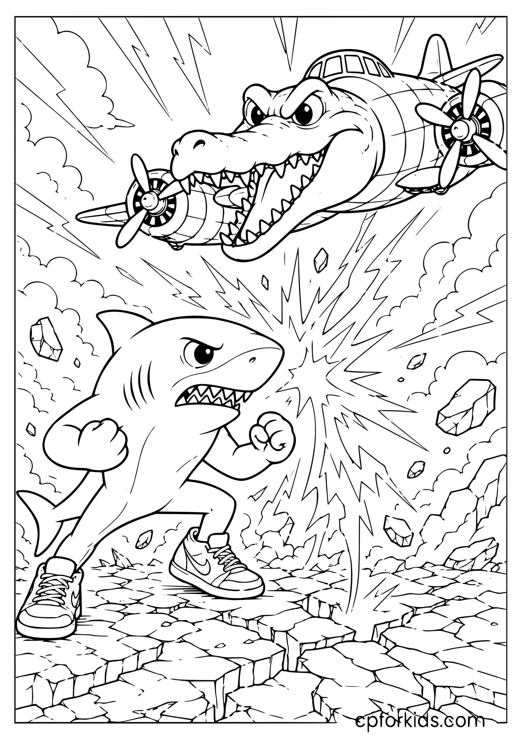 Tralalero Tralala vs Bombardiro Crocodilo
