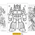 Printable Coloring Pages for Transformers