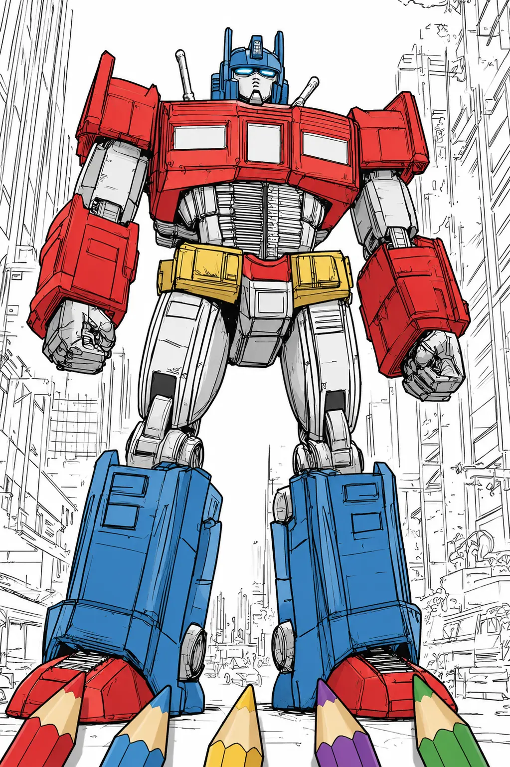 Transformers Coloring Pages