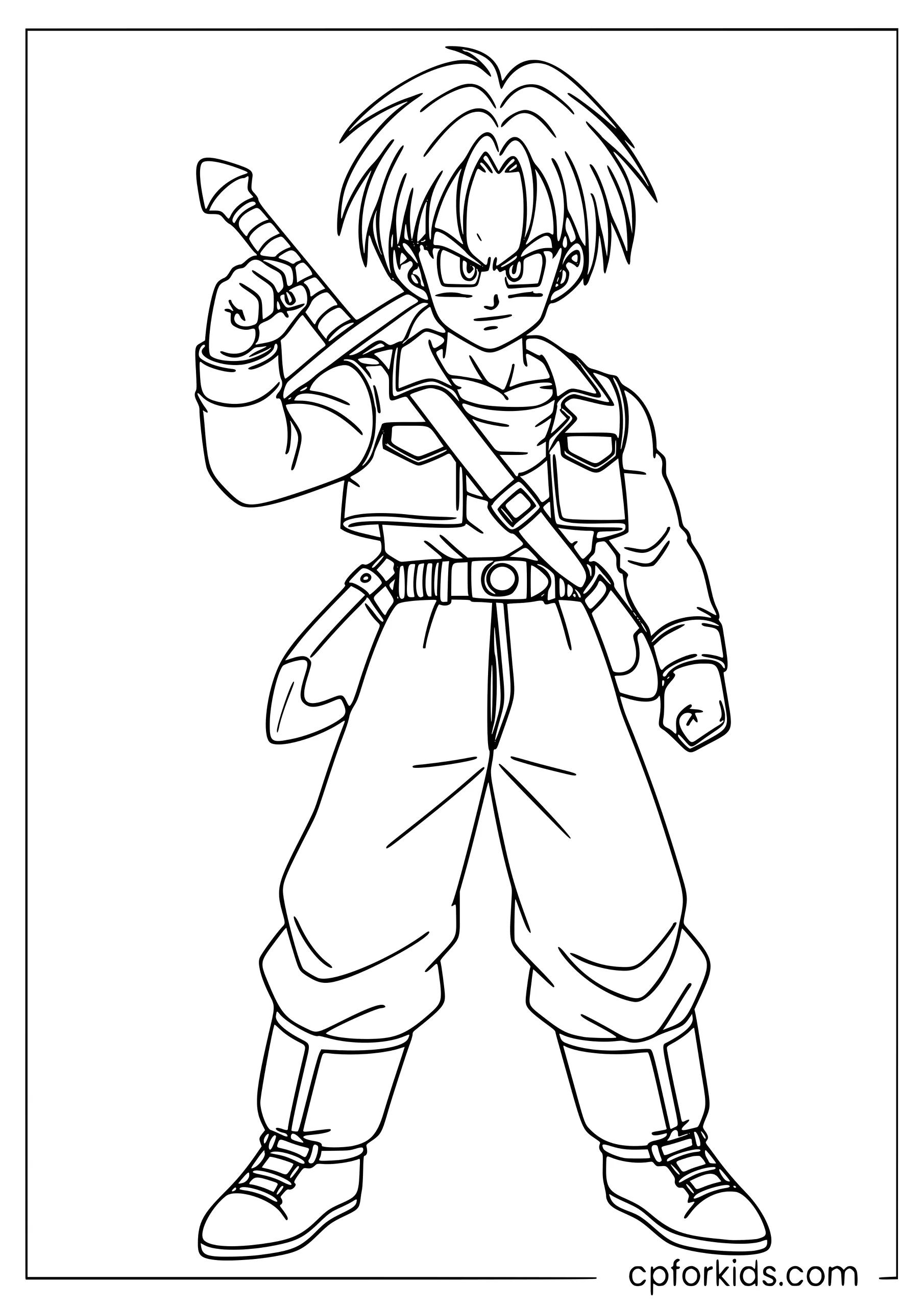 Trunks and His Sword