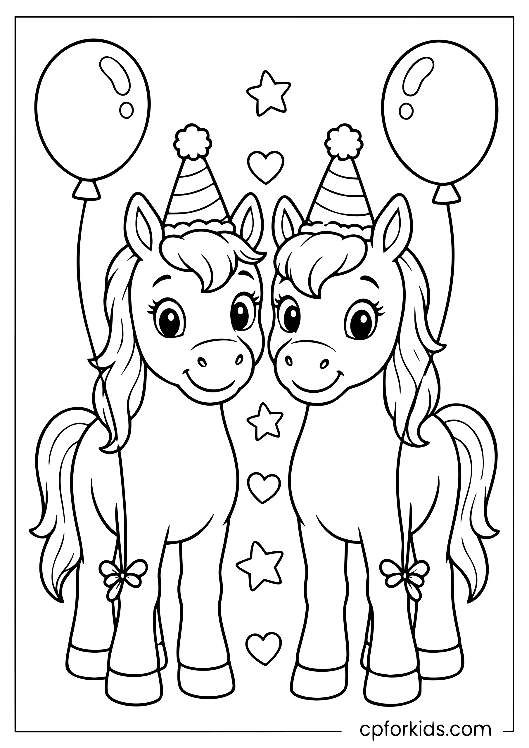 Horse Birthday Duo
