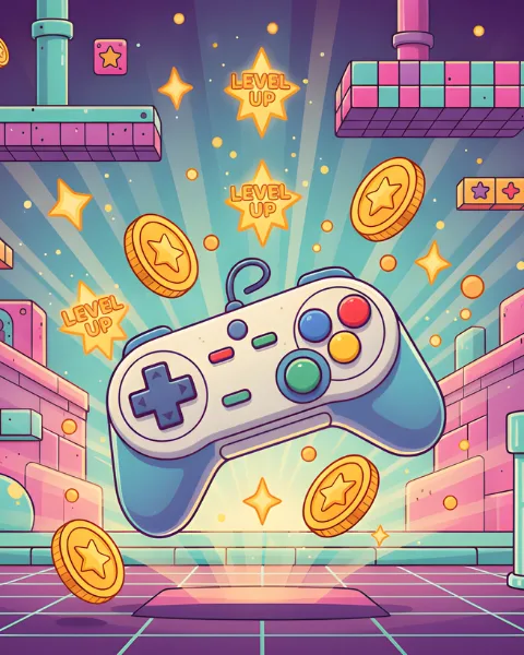 Video Game Coloring Pages Video game coloring pages inspired by popular gaming themes with playful characters and controller elements.