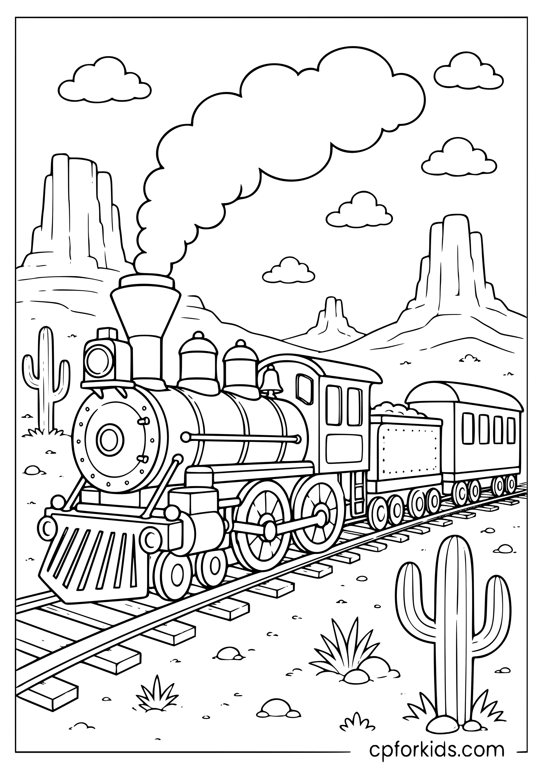 Western Desert Steam Train