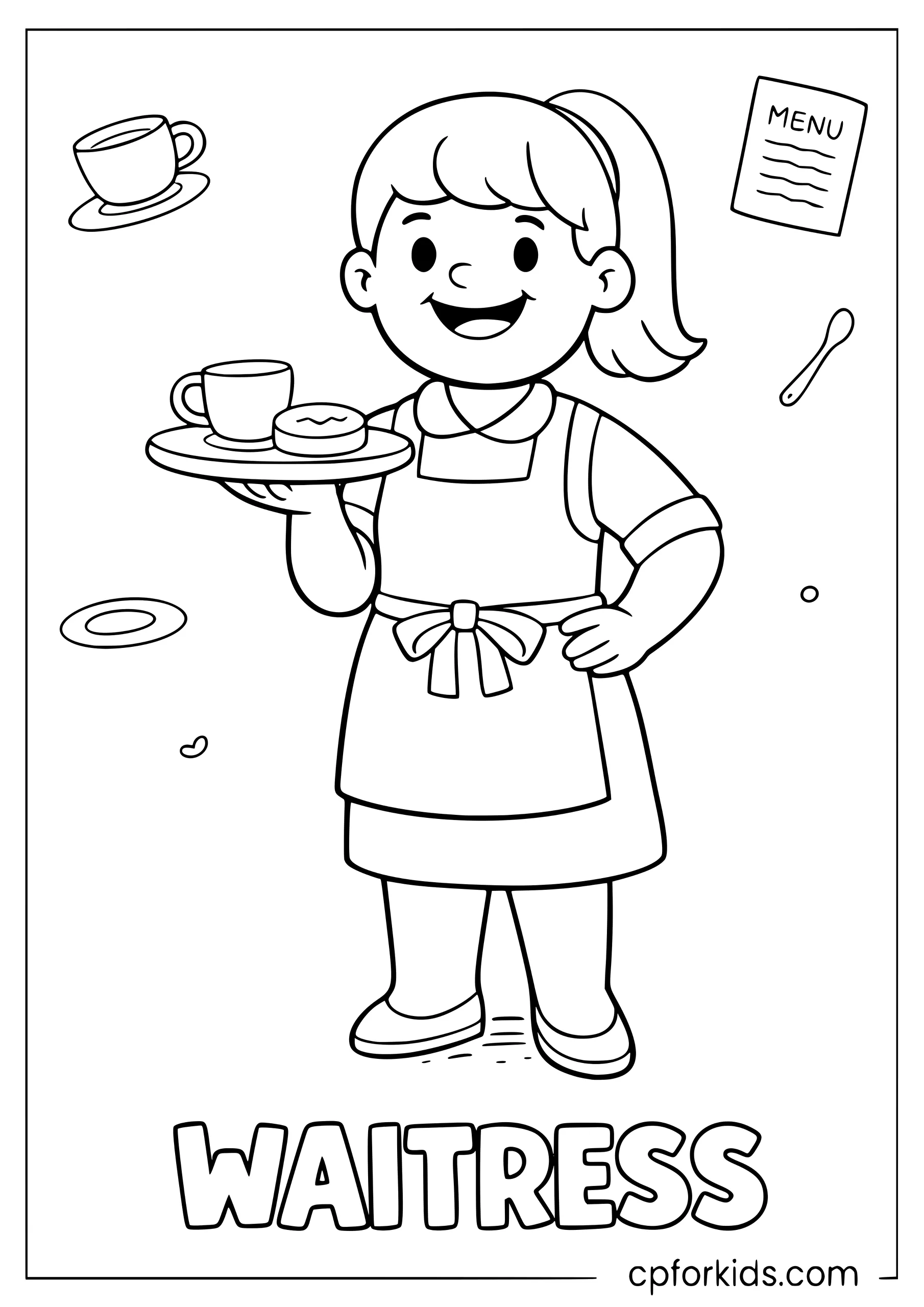 Waitress Taking an Order