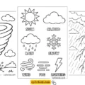 Printable Coloring Pages for Weather