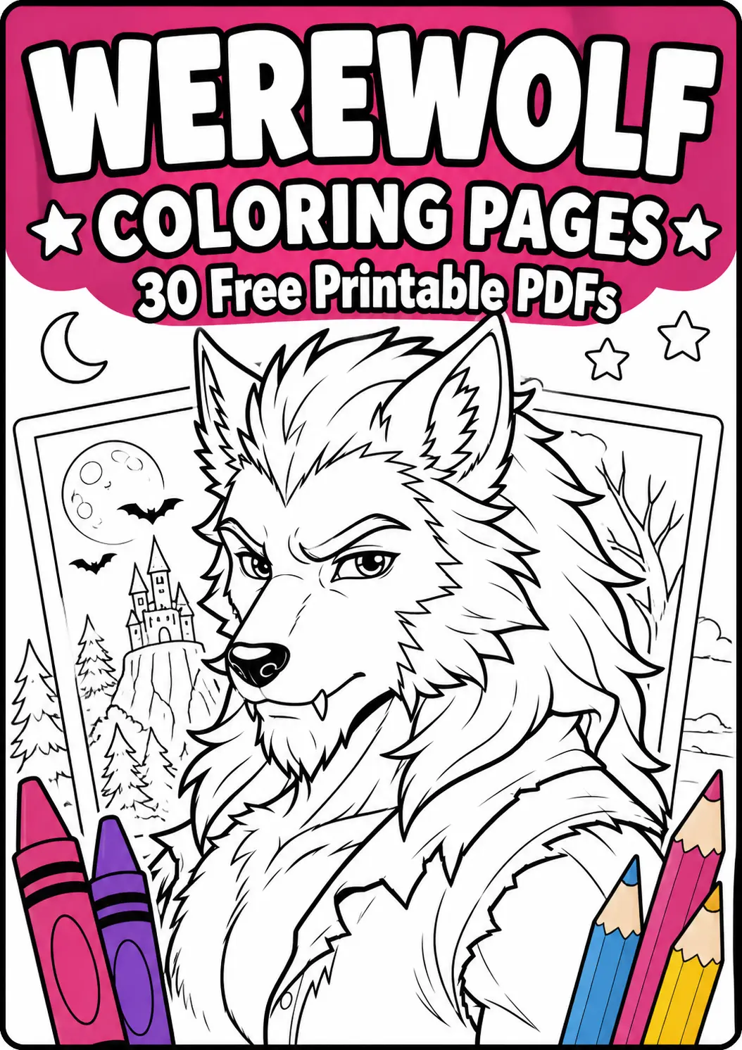 Werewolf Coloring Pages