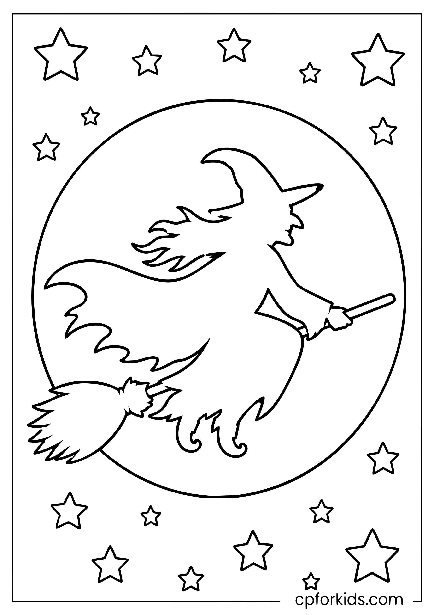 Witch Across the Moon