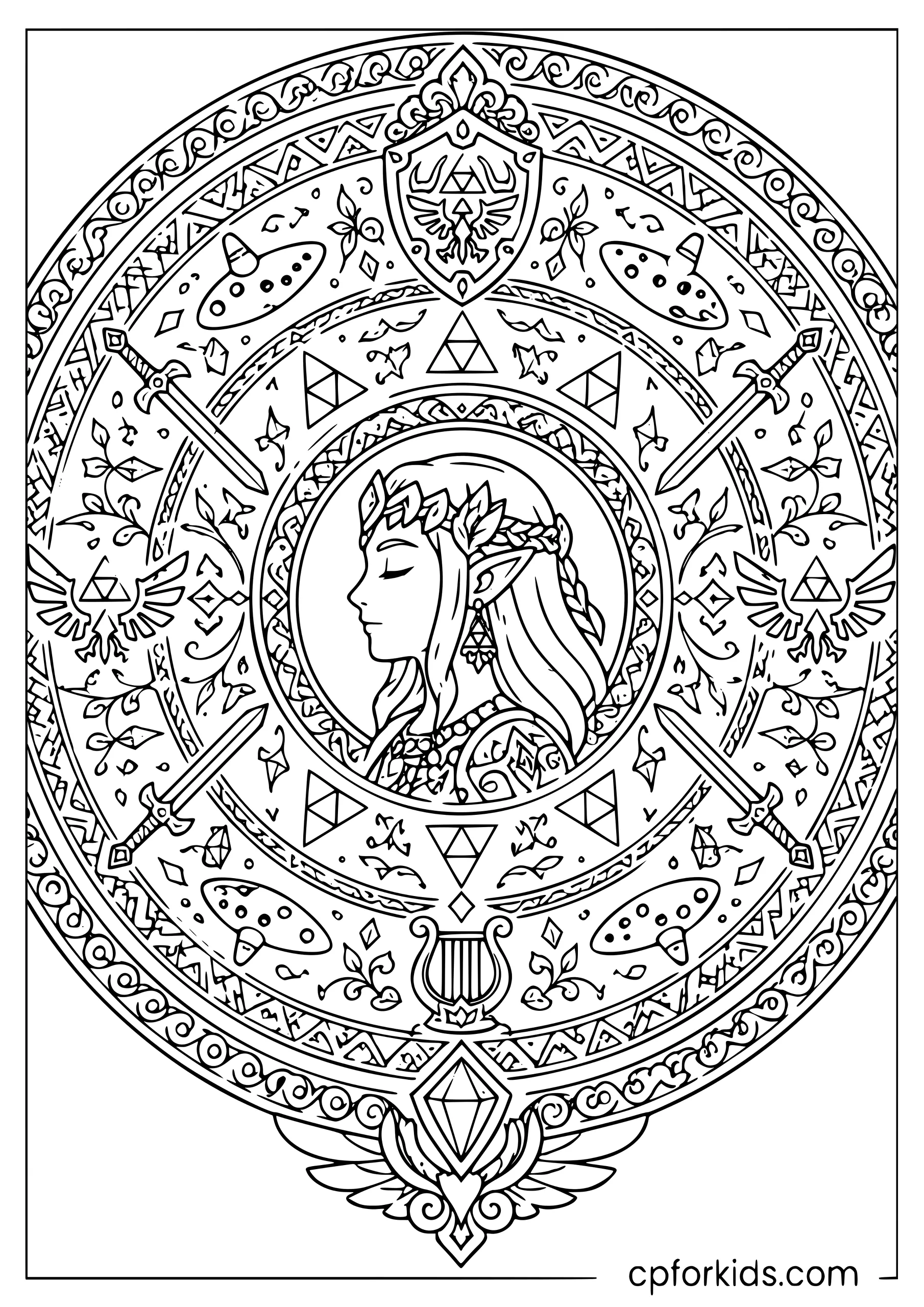 Legend of Zelda Mandala