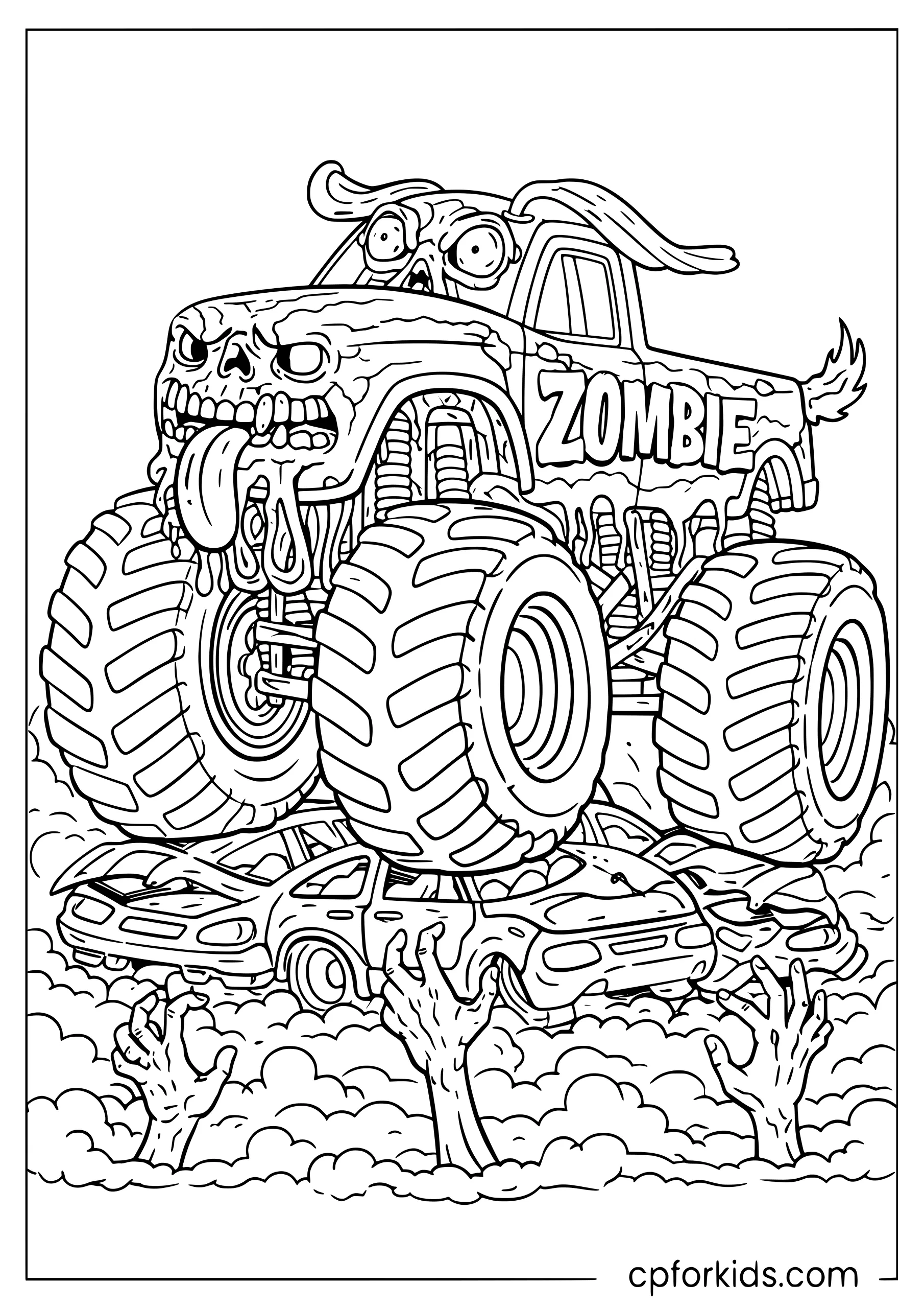 Zombie Truck — Graveyard Night