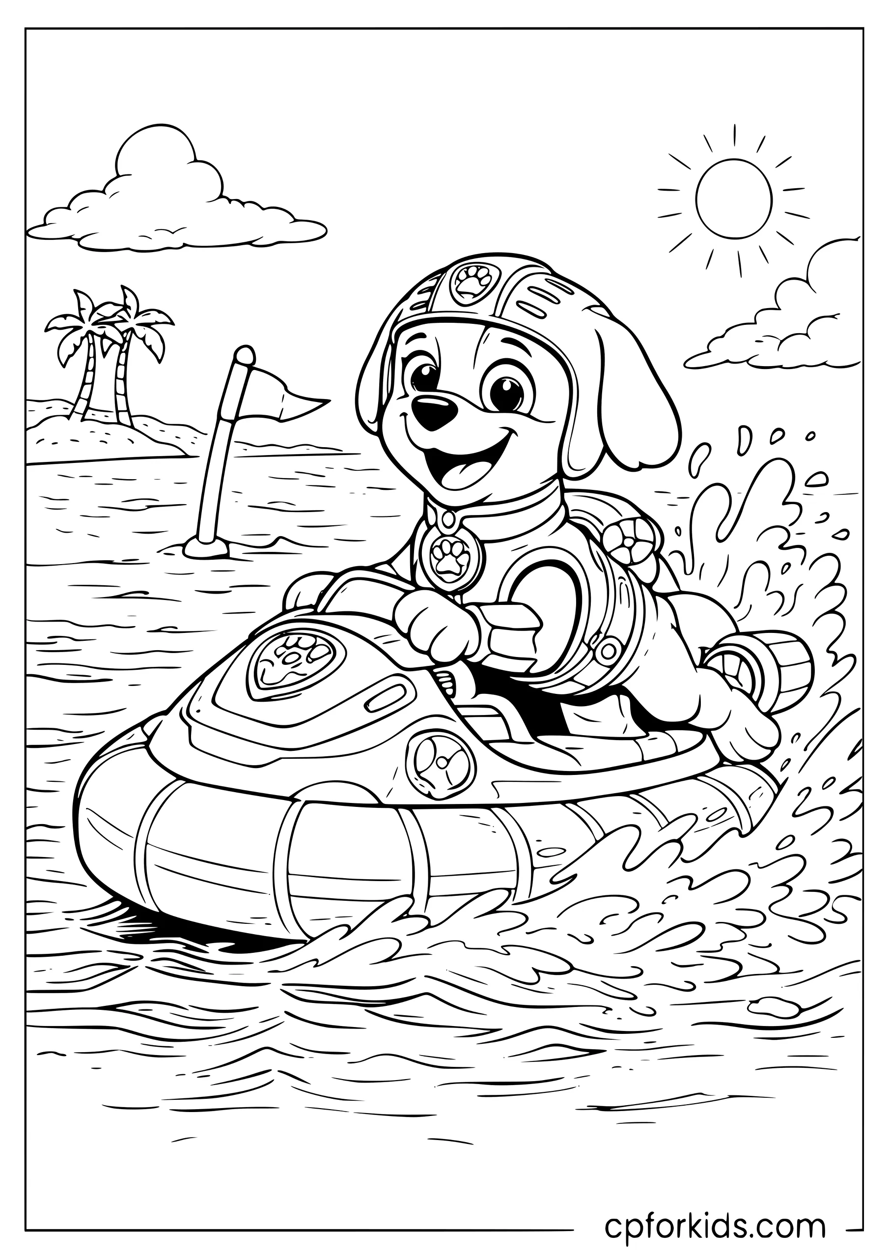 Zuma on the Hovercraft